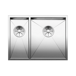 BLANCO ZEROX 340/180-U Stal polerowana prawa, InFino