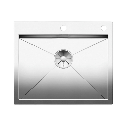 BLANCO ZEROX 550-IF/A Stal polerowana, korek auto., InFino, PushControl 521638