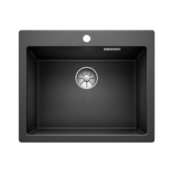 BLANCO PLEON 6 Silgranit PuraDur Antracyt, InFino 521678