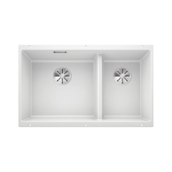 BLANCO SUBLINE 430/270-U Silgranit PuraDur Biały lewa, InFino 523155