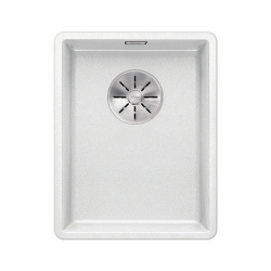 BLANCO SUBLINE 320-F Silgranit PuraDur Biały, InFino