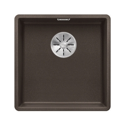 BLANCO SUBLINE 400-F Silgranit PuraDur Kawowy, InFino