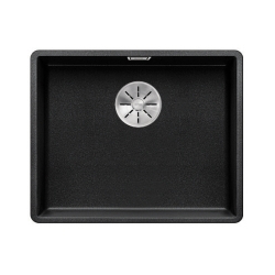 BLANCO SUBLINE 500-F Silgranit PuraDur Antracyt, InFino