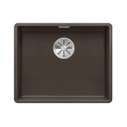 BLANCO SUBLINE 500-F Silgranit PuraDur Kawowy, InFino