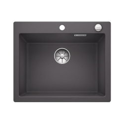 BLANCO PLEON 6 Silgranit PuraDur Szarość skały, korek auto., InFino 523687