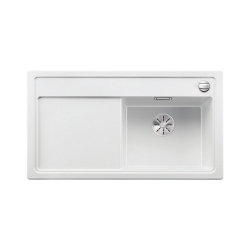 BLANCO ZENAR 5 S-F Silgranit PuraDur Biały prawa, korek auto., InFino