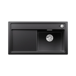BLANCO ZENAR 5 S Silgranit PuraDur Antracyt prawa, korek auto., InFino, deska jesionowa