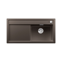 BLANCO ZENAR XL 6 S-F Silgranit PuraDur Kawowy prawa, korek auto., InFino