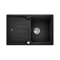 BLANCO CLASSIC NEO 45 S Silgranit PuraDur Antracyt odwracalny, korek auto., InFino, deska tworzywo