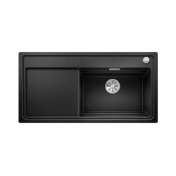BLANCO ZENAR XL 6 S-F Steamer SystemPlus Silgranit PuraDur Antracyt prawa, korek auto., InFino, deska jesionowa, GN1/2, GN1/3