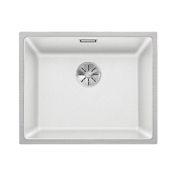 BLANCO SUBLINE 500-IF SteelFrame Silgranit PuraDur Biały, korek auto., InFino 524109