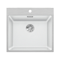 BLANCO SUBLINE 500-IF/A SteelFrame Silgranit PuraDur Biały, InFino