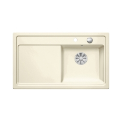 BLANCO ZENAR 45 S Ceramika PuraPlus Magnolia połysk prawa, korek auto., InFino