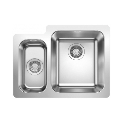 BLANCO SUPRA 340/180-IF Stal szczotkowana prawa