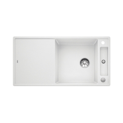 BLANCO AXIA III XL 6 S Silgranit PuraDur Biały odwracalny, korek auto., InFino, deska szkło białe 523514