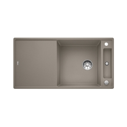 BLANCO AXIA III XL 6 S Silgranit PuraDur Tartufo odwracalny, korek auto., InFino, deska szkło białe 523517