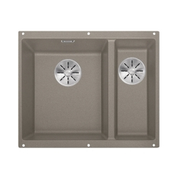 BLANCO SUBLINE 340/160-U Silgranit PuraDur Tartufo lewa, InFino 523556