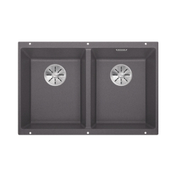 BLANCO SUBLINE 350/350-U Silgranit PuraDur Szarość skały, InFino 523575