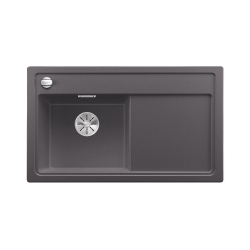 BLANCO ZENAR 45 S Silgranit PuraDur Szarość skały lewa, korek auto., InFino 523851