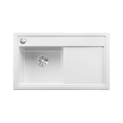 BLANCO ZENAR 45 S Silgranit PuraDur Biały lewa, korek auto., InFino 523854