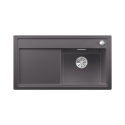 BLANCO ZENAR 5 S Silgranit PuraDur Szarość skały prawa, korek auto., InFino 523935