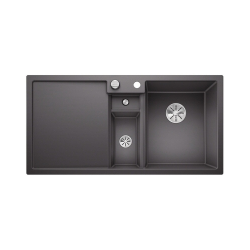 BLANCO COLLECTIS 6 S Silgranit PuraDur Szarość skały prawa, korek auto., InFino, wkład z pokrywką