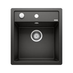 BLANCO DALAGO 45-F Silgranit PuraDur Czarny korek auto.