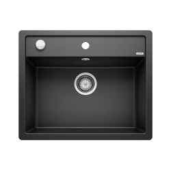 BLANCO DALAGO 6-F Silgranit PuraDur Czarny, korek auto. 525875