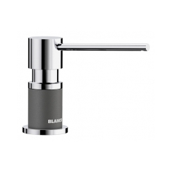 BLANCO Dozownik LATO Chrom/szarość skały 525817