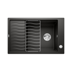 BLANCO ELON XL 6 S Silgranit czarny odwracalny, korek auto., InFino, kratka ociekowa 525882