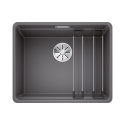 BLANCO ETAGON 500-F Silgranit szarość skały, InFino, szyny