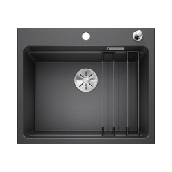 BLANCO ETAGON 6 Silgranit PuraDur Antracyt, korek auto., InFino, szyny 524529