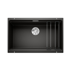 BLANCO ETAGON 700-U Silgranit PuraDur Czarny, InFino, szyny 525891