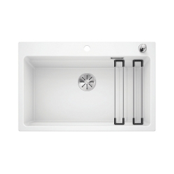 BLANCO ETAGON 8 Silgranit PuraDur Biały, korek auto., InFino, szyny 525181