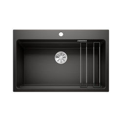 BLANCO ETAGON 8 Silgranit PuraDur Czarny, InFino, szyny 525893