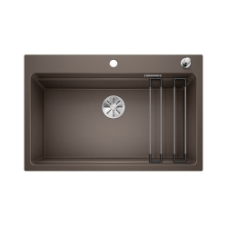 BLANCO ETAGON 8 Silgranit PuraDur Kawowy, korek auto., InFino, szyny 525186