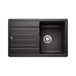 BLANCO LEGRA 45 S Silgranit czarny, odwracalny 526083