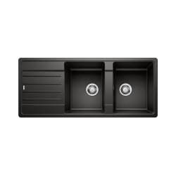 BLANCO LEGRA 8 S Silgranit czarny, odwracalny 526088