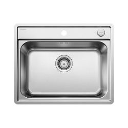 BLANCO LEMIS 6-IF stal szczotkowana, korek auto.525109