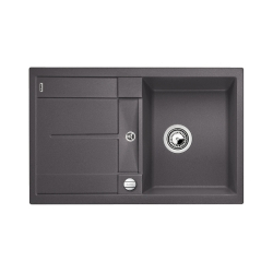 BLANCO METRA 45 S-F Silgranit PuraDur Szarość skały odwracalny, korek auto.