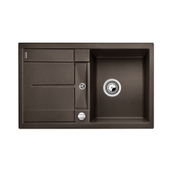 BLANCO METRA 45 S Silgranit PuraDur Kawowy odwracalny, korek auto.