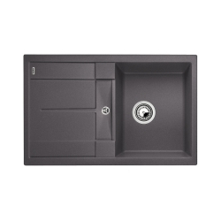 BLANCO METRA 45 S Silgranit PuraDur Szarość skały odwracalny 518869