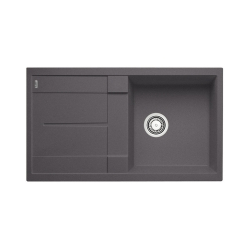 BLANCO METRA 5 S Silgranit PuraDur Szarość skały odwracalny 518872