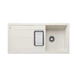 Zlewozmywak METRA 6 S Silgranit delikatny biały odwracalny 527117