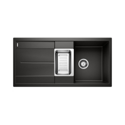 BLANCO METRA 6 S Silgranit PuraDur Czarny odwracalny 525927