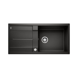 BLANCO METRA XL 6 S Silgranit PuraDur Czarny odwracalny, korek auto. 525931