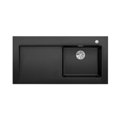 BLANCO MODEX-M 60 Silgranit PuraDur Antracyt prawa, korek auto., InFino, deska jesionowa