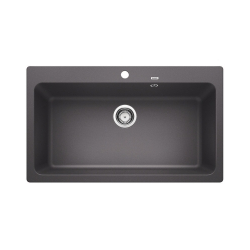 BLANCO NAYA XL 9 Silgranit PuraDur Szarość skały