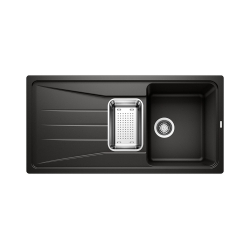 BLANCO SONA 6 S Silgranit czarny odwracalny, odsączarka stalowa 525974