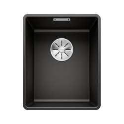 BLANCO SUBLINE 320-F Silgranit PuraDur Czarny, InFino